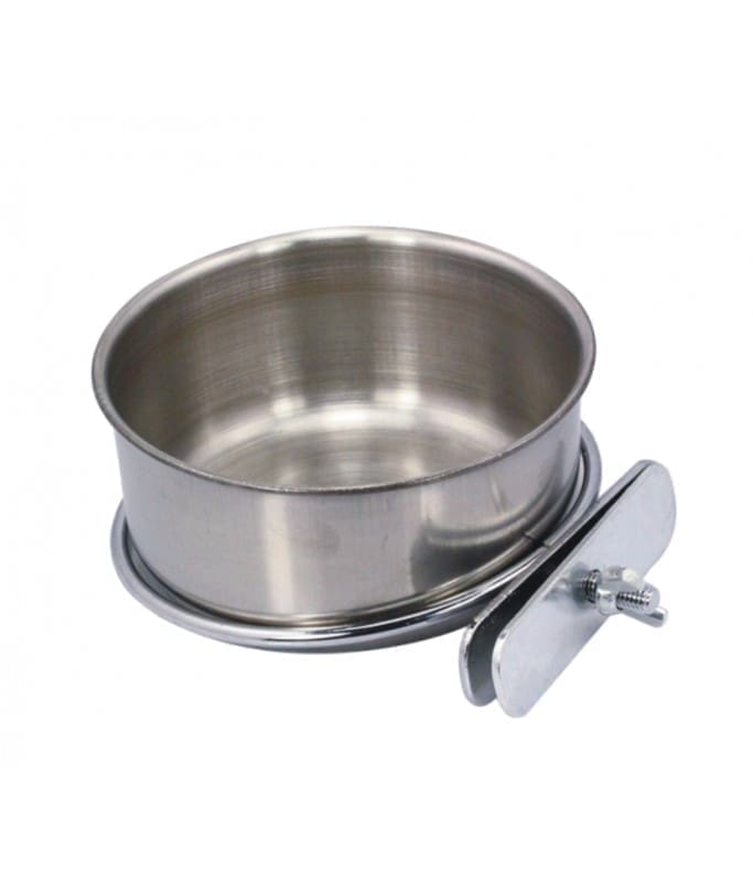 11480-large_default.jpg Pado Stainless Steel Bird Bowl – 10×3.5 cm - Image 1
