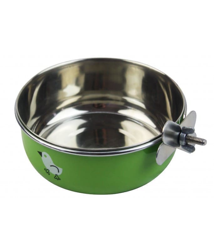 11486-large_default.jpg Pado Stainless Steel Bird Bowl – 12cm - Image 1