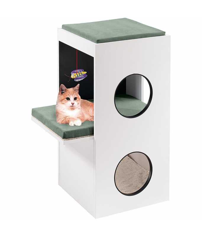 11947-large_default Ferplast Cat Tree Blanco - 40 X 55 X H 80 Cm - Image 1