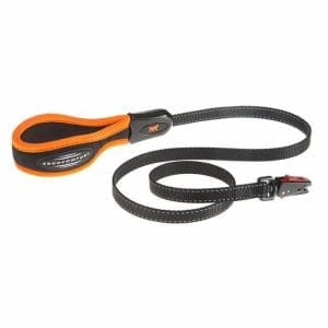 Ferplast Dog Leash with Automatic Hook[Color - Orange, Dimension - 120cmX20mm]