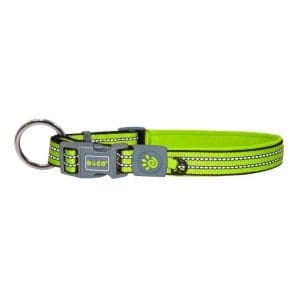 DOCO VARIO O - Ring Collar with Reflective Stitching[Size - L, Color - Lemon]
