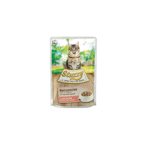 Stuzzy Cat Chunks with Salmon  85g (Min Order 85g – 24pcs)[Weight - 85g]