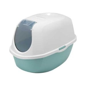 Moderna Smart Cat Litter Box - (Recycled) P4  L 54.5 x W 39.1 x H 40.3 cm[Color - Light Blue]