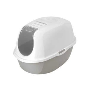 Moderna Smart Cat Litter Box - (Recycled) P4  L 54.5 x W 39.1 x H 40.3 cm[Color - Warm Grey]