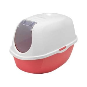 Moderna Smart Cat Litter Box - (Recycled) P4  L 54.5 x W 39.1 x H 40.3 cm[Color - Maroon]