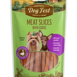 Dog Fest Slices With Goose For Small Breeds[Weight - 55g]