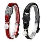 Duvo+ Cat Collar Glitter 2 Nylon Mixed Colors 20-30cm / 10mm