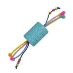 Duvo+ Jolly Blue Roll With Ropes Blue - 22X4,5X4,5Cm