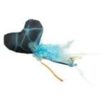 Duvo+ Flash Heart With Feathers Blue/Green - 16,5X7X3Cm