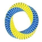Duvo+ Supa' Nylon Hoop Blue/Yellow  - 13X13Cm