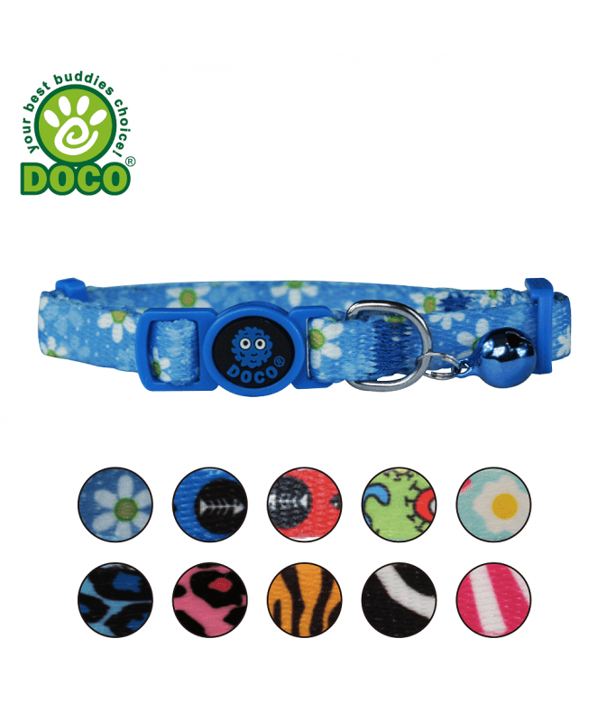 14893-large_default.png DOCO LOCO Cat Collar Pattern Printed (DCAT002) - Image 1