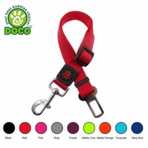 DOCO28 & Signature Dog Car Safety Belt (2.5 x 70 cm) -  LARGE (DCS1928L)