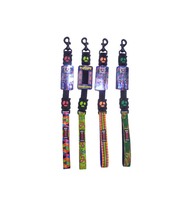 15357-large_default.png DOCO LOCO Shock Absorbing BUNGEE Leash - SHORT (DCLB1122) - Image 1