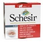 Schesir Cat Wet Food-Tuna With Shrimps