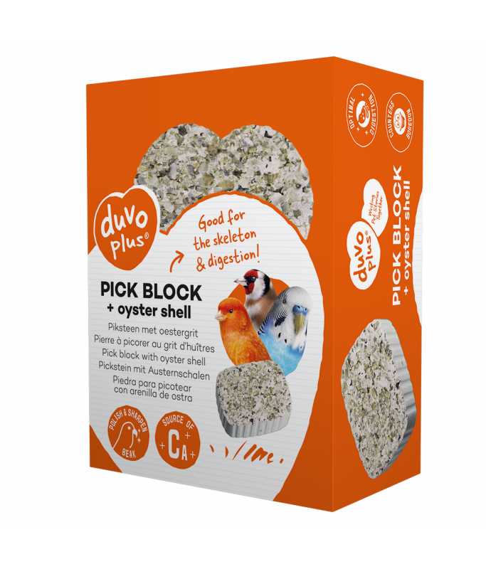 Duvo+ Pick Block With Oyster Grit 200g - 7.2x9.7x3.5 cm Duvo+ Pick Block With Oyster Grit 200g - 7.2x9.7x3.5 cm
