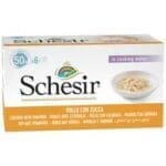 Schesir Cat Multipack Can Chicken with Pumpkin-6x50g[Weight - 6x50g]