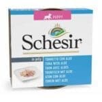 Schesir Puppy Can-Wet Food Tuna With Aloe-(Min Order 150G - 10Pcs)[Weight - 150G]