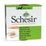 Schesir Dog Wet Food Can-Chicken with Lamb - (Min Order 85g- 14pcs)[Weight - 85g]