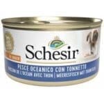 Schesir Dog Wet Food Can-Ocean Fish with Tuna- (Min Order 85g- 14pcs)[Weight - 85g]