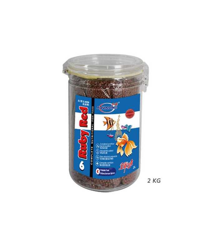 17575-large_default.jpg KW Zone Aquadine Ruby Red Pellet Fish Food – 2kg - Image 1