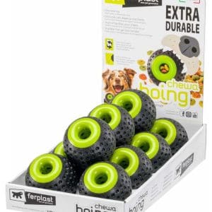Ferplast Chewa Boing Treat Dispenser Ball Dog Toy