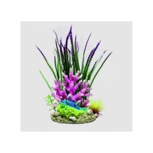 Yusee Aquarium Decoration - Artificial Plant - YS-18206[Dimension - 10.5 x 8 x 23cm]