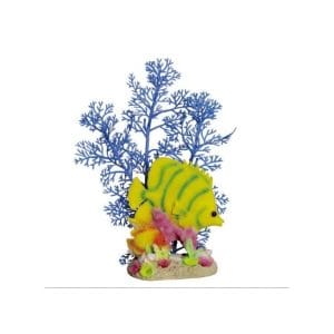 Yusee Aquarium Decoration - Artificial Plant - YS-18233[Dimension - 11 x 7 x 23cm]