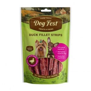 Dog Fest Duck Fillet Strips For Mini-Dogs - 55g (1.94oz)[Weight - 55g]