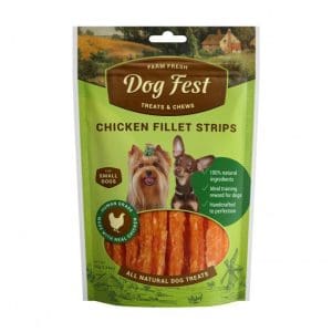 Dog Fest Chicken Fillet Strips For Mini-Dogs - 55g (1.94oz)[Weight - 55g]