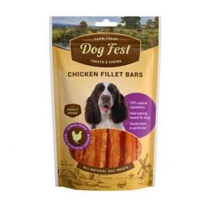 Dog Fest Chicken Fillet Bars For Adult Dogs - 90g (3.17oz)[Weight - 90g]