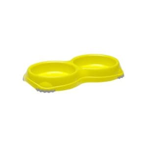 Moderna Double Smarty Bowl 26.5 x 13.5 x 3.4cm-2x200ml-Yellow