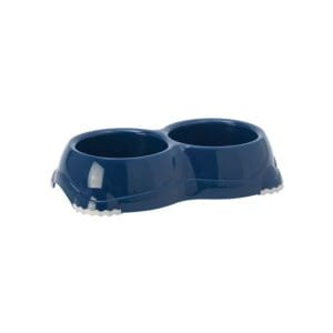 Moderna Double Smarty Bowl 32.8 x 18.1 x 7.09 cm-2x645ml-Blue