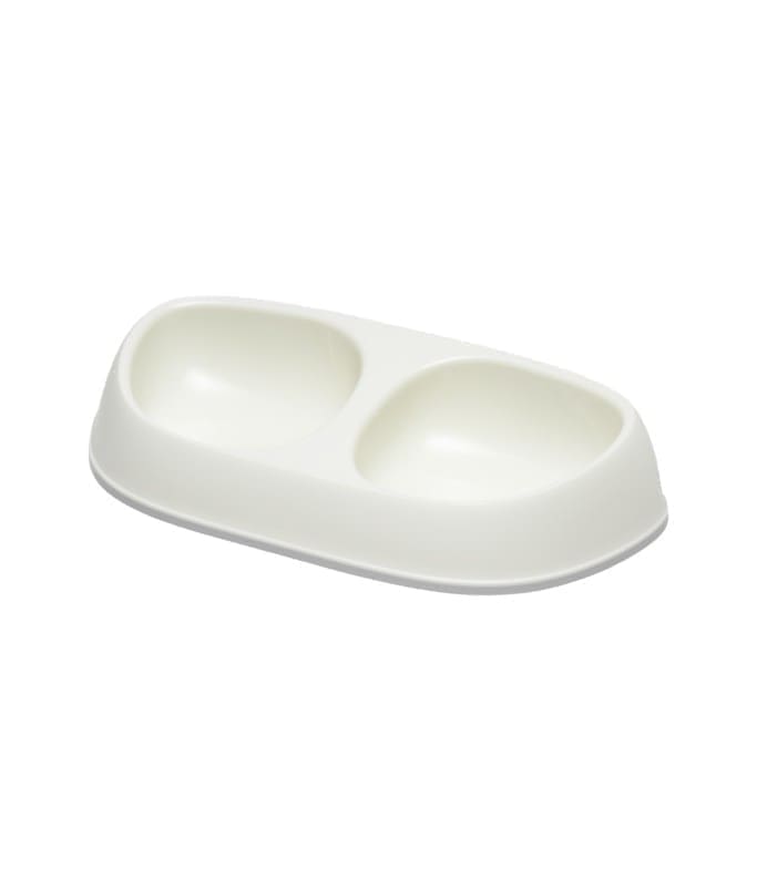 3006-large_default.jpg Moderna Double Sensibowl 28.9 x 14.8 x 5.6 cm-2x200ml-White - Image 1