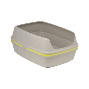 Moderna Lift to Sift -Open Cat Litter Box L 56 x W 42.7 x H 27.3 cm (Grey+White)[Size - XL]