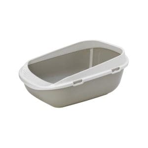 Moderna Mega Step-Cat Litter Tray 65.6 x 48.2 x 28.5cm-Grey