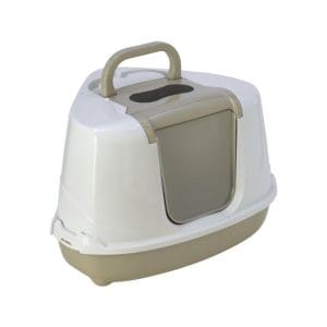 Moderna Flip Corner -Litter Box 56.3 x 44.4 x 36.4 cm-Grey