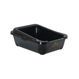 Moderna Hercules Litter Tray + Rim 50.9 x 39.2 x 19.2cm-Black