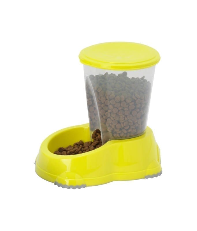 3567-large_default.jpg Moderna Smart Snacker-Food Dispenser 328.8 x 19.3 x 26.4 cm-3L-Yellow - Image 1