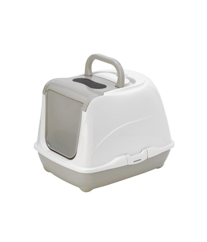 3576-large_default.jpg Moderna Flip Cat-Litter Jumbo-57.8 x 43.9 x 41.5 cm- Grey - Image 1