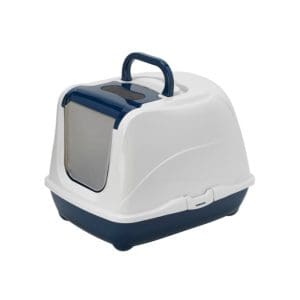 Moderna Flip Cat-Litter Jumbo-57.8 x 43.9 x 41.5 cm-Blue