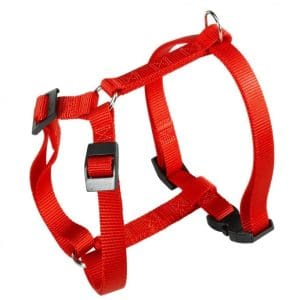 Ferplast Champion P Harness[Color - Red, Dimension - 20-28cm x 25-38cm x 10mm, Size - XS]