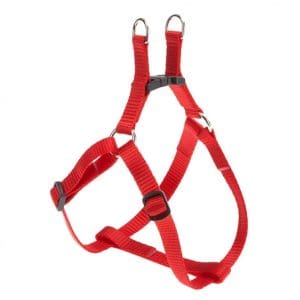 Ferplast Easy P Harness[Color - RED, Dimension - 35-53cm x 10mm]