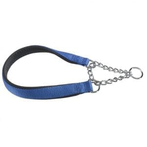 Ferplast Daytona CSS Semi - Pull - Out Collar With Soft Padding[Color - Blue, Dimension - 50 cm x 20mm]