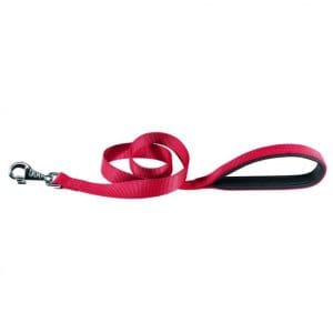 Ferplast Daytona G Nylon Dog Leash[Color - Red, Dimension - 25mm x L 120cm]