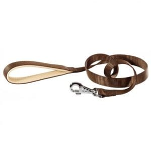 Ferplast Daytona G Nylon Dog Leash[Color - Brown, Dimension - 20mm x L 120cm]