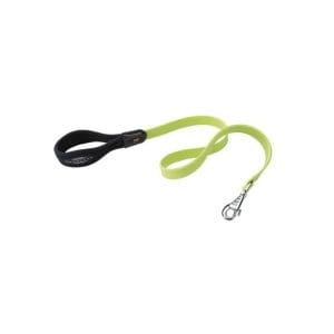 Ferplast Ergoflex G Techno - rubber Dog Leash[Color - Green, Dimension - 25mm x L 55cm]