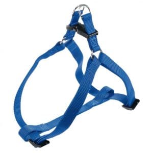 Ferplast Easy P Nylon Dog Harness[Color - Blue, Dimension - 63-94cm x 25mm, Size - XL]