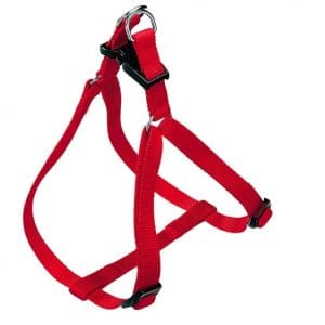 Ferplast Easy P Nylon Dog Harness[Color - RED, Dimension - 63-94cm x 25mm, Size - XL]