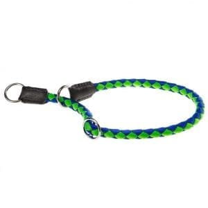 Ferplast Twist CS Nylon Dog Semi - Strangling Collar[Color - Blue, Dimension - Ø12mm x 35cm]