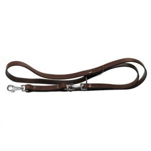 Ferplast VIP GA Bull Leather Dog Leash[Color - Brown, Dimension - 18mm x L 120-200cm]